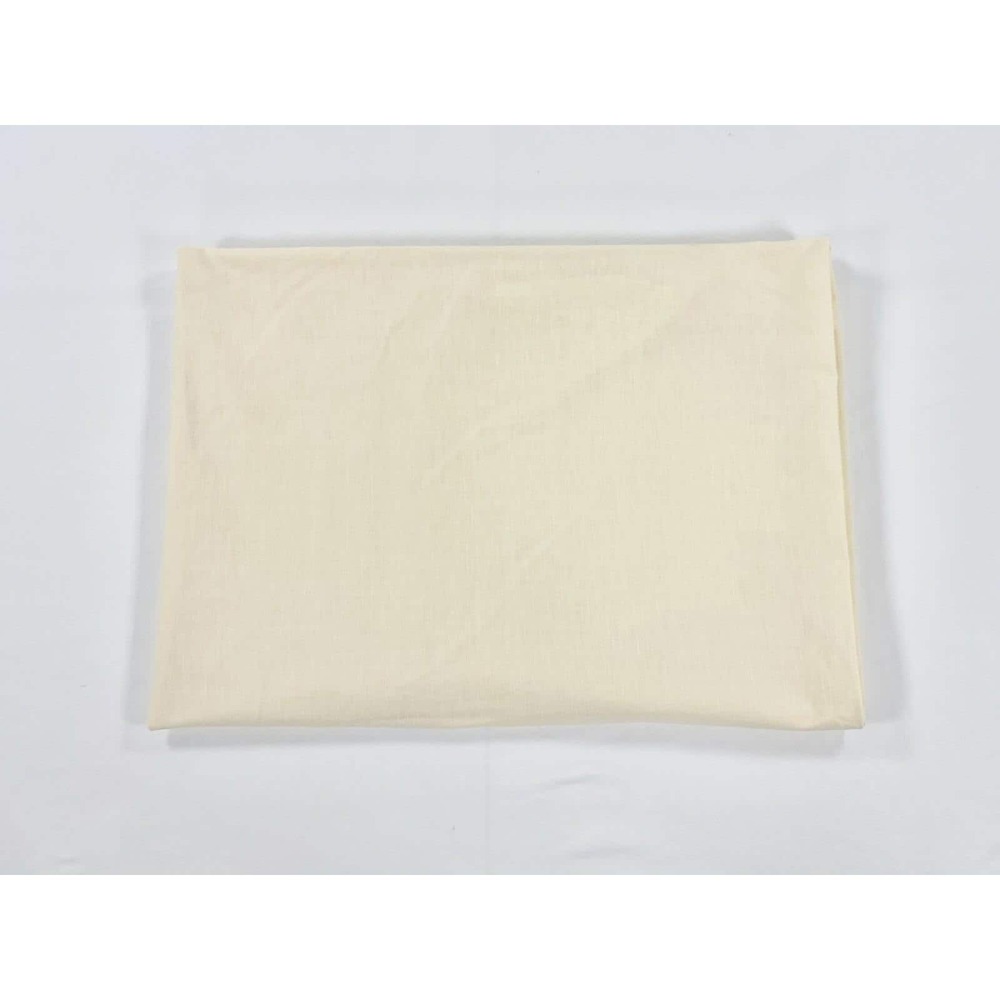 Vintage Textured Linen Blend Tablecloth 82x58 Rectangular Off White Cream Dining